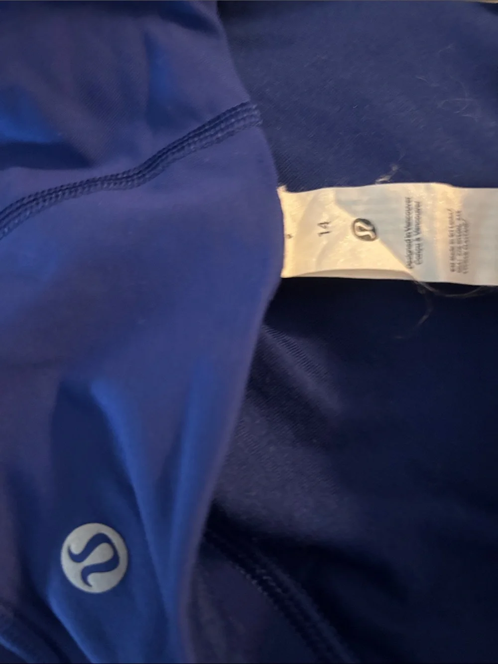 Lululemon Energy Bra, Lakspur, Size 14